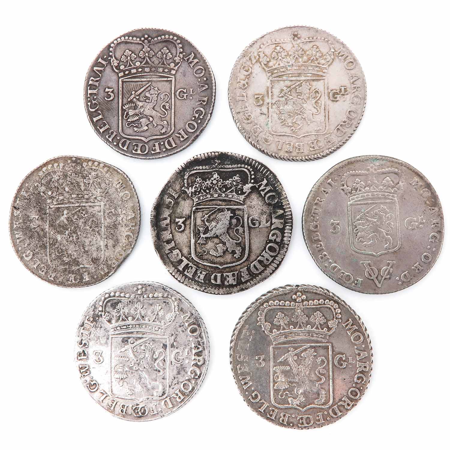 A Collection of 7 Coins