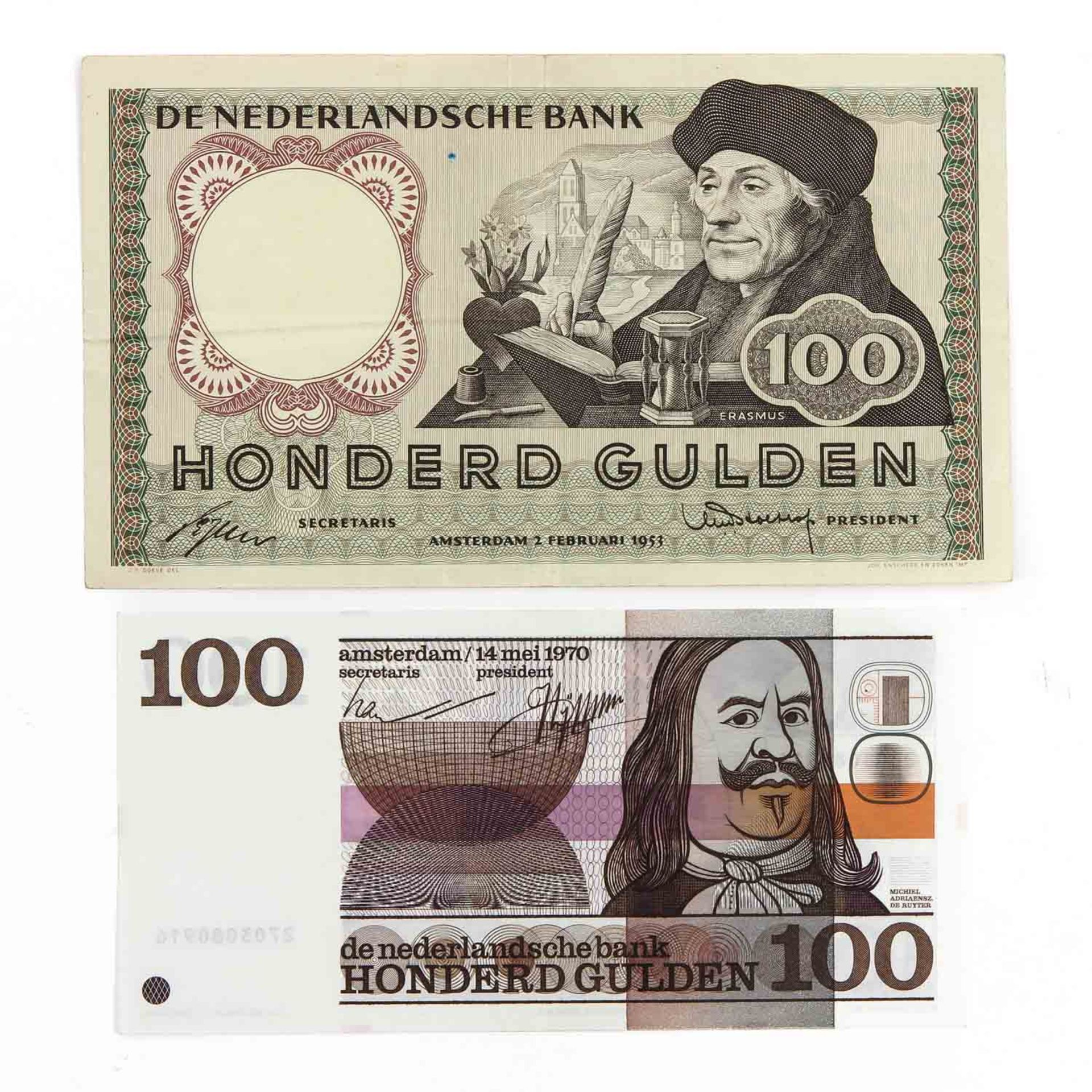 A Collection of Dutch Bank Notes - Bild 5 aus 8
