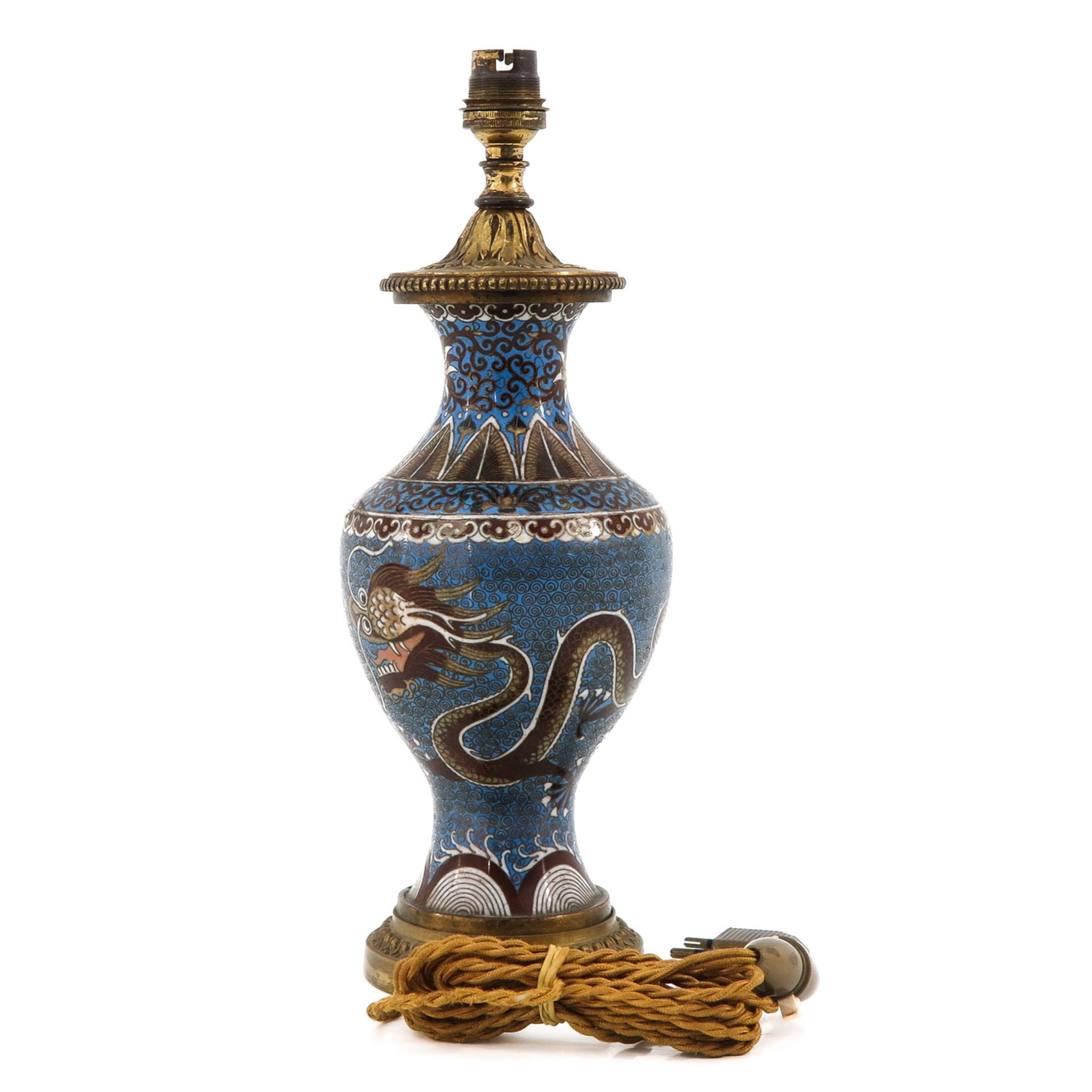 A Cloisonne Lamp - Image 2 of 9