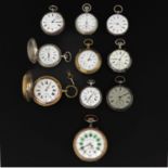 A Collection of 10 Pocket Watches