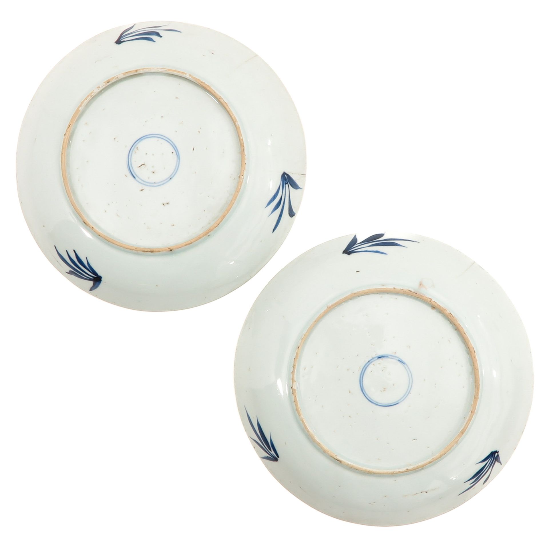 A Pair of Blue and White Plates - Image 2 of 9