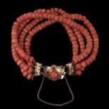 A 19th Century Red Coral Bracelet