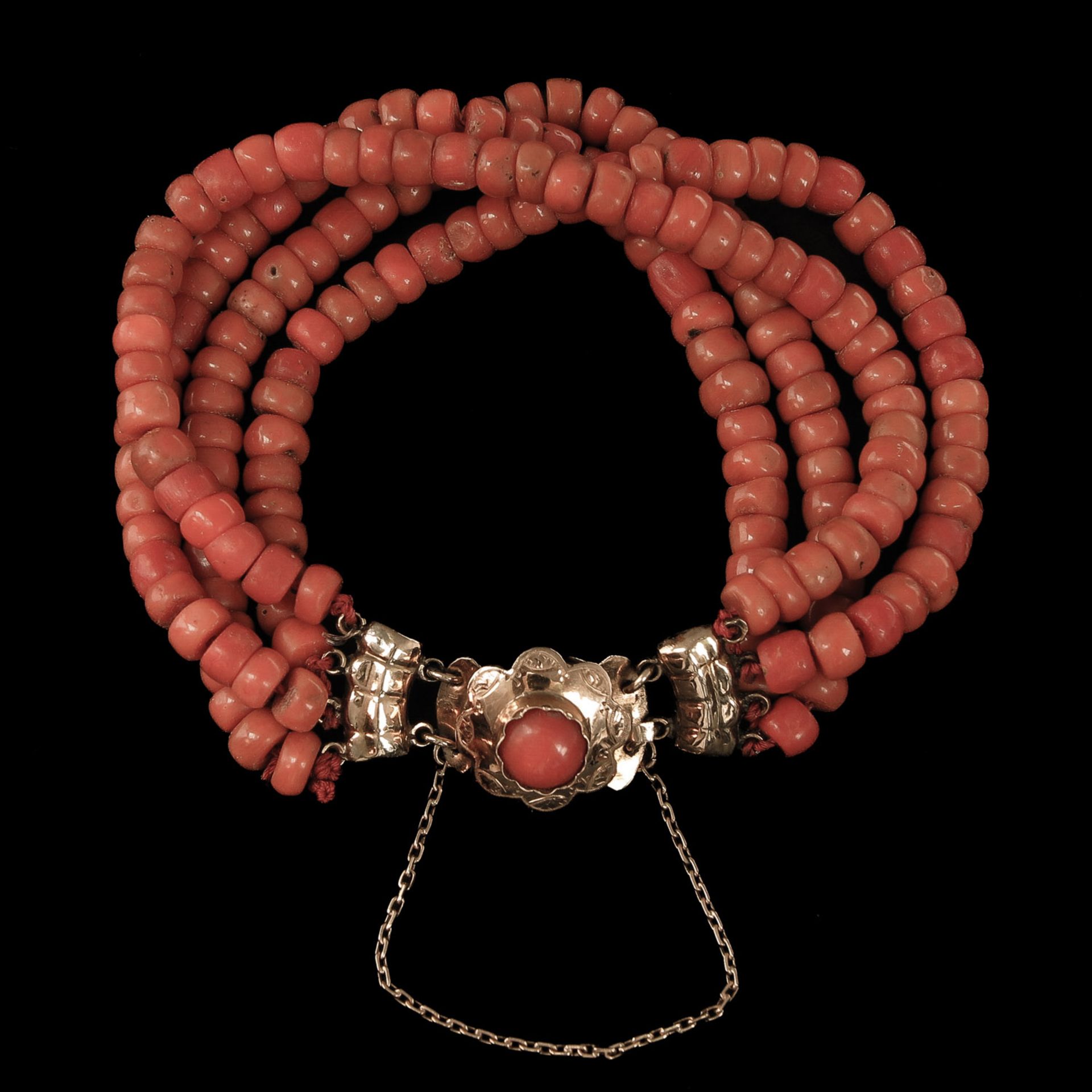 A 19th Century Red Coral Bracelet