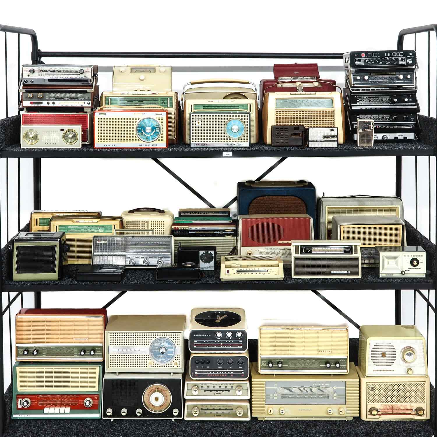 A Lot of Portable Transistor Radios