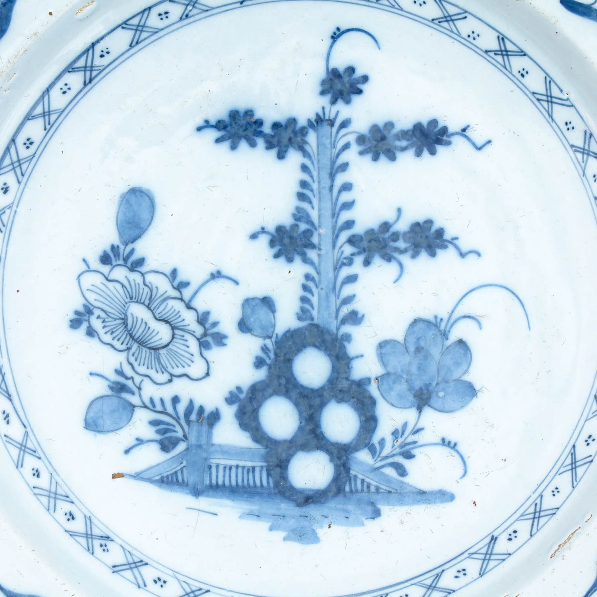 A Lot of 2 18th Century Delft Plates - Bild 10 aus 10