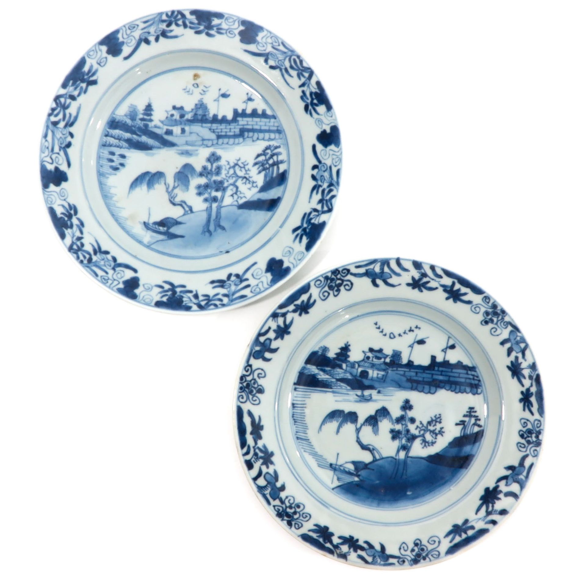 A Series of 4 Blue and White Plates - Image 3 of 9