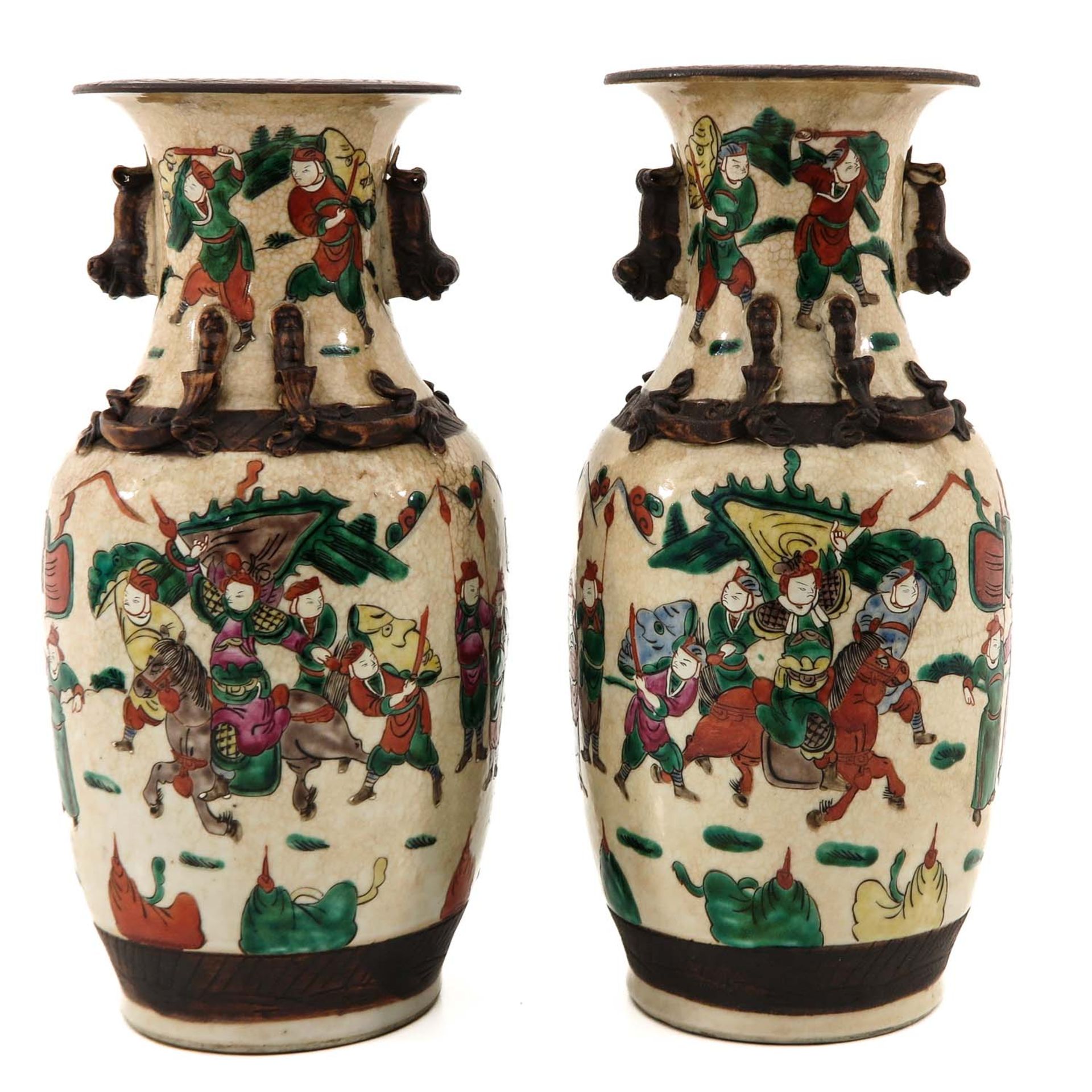 A Pair of Nanking Vases - Bild 3 aus 10