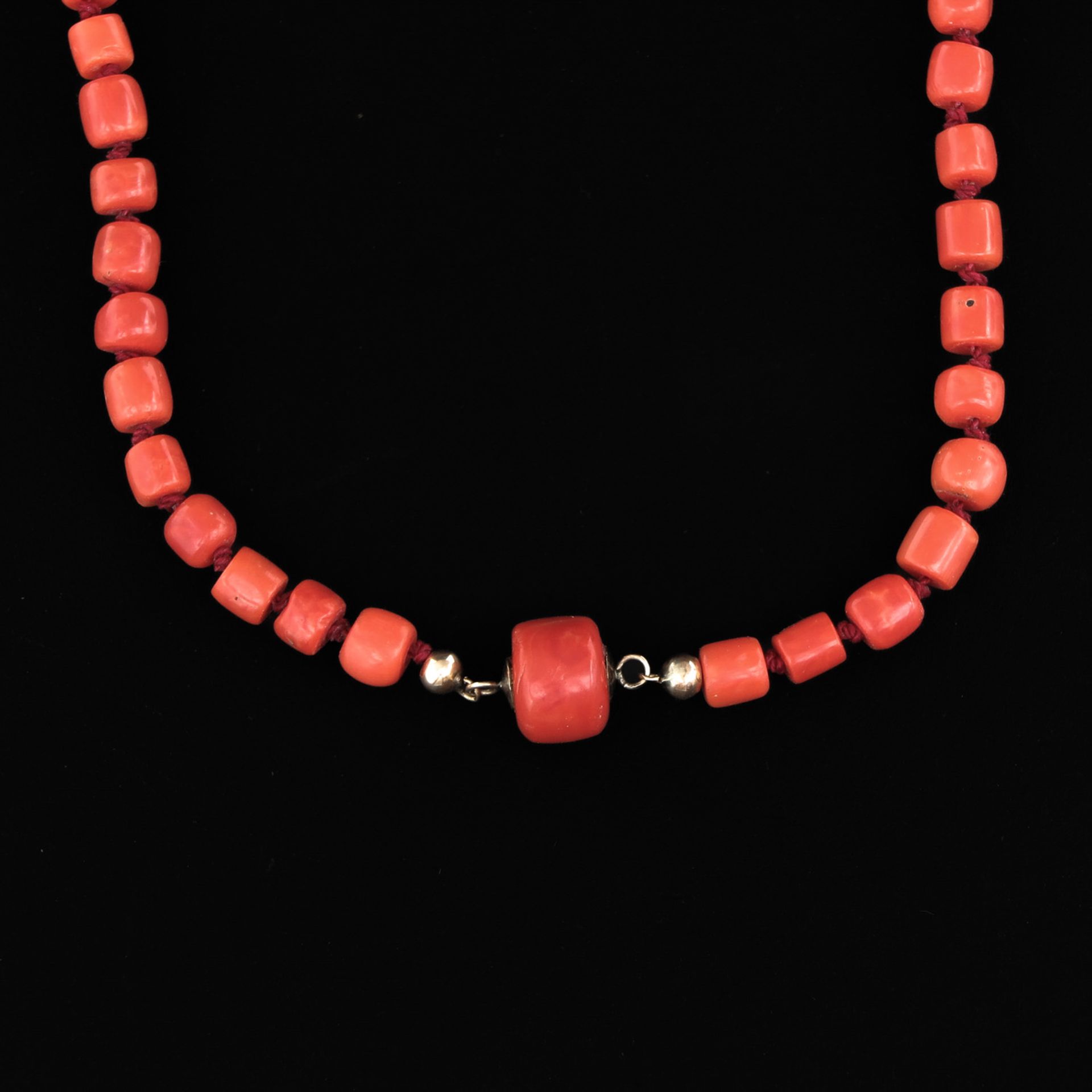 A 19th Century Red Coral Necklace