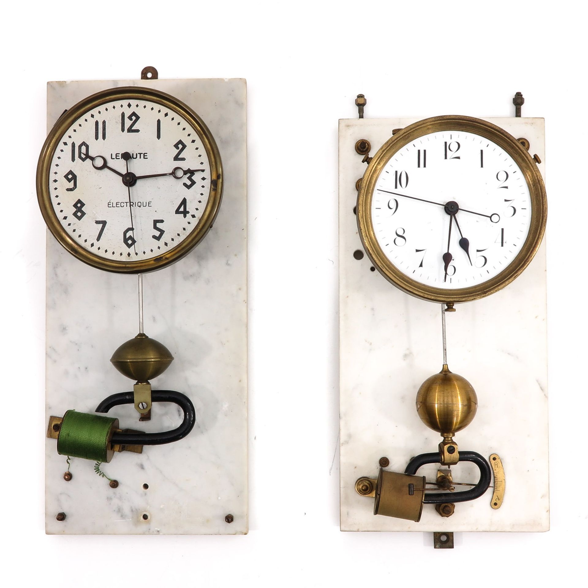 A Lot of 2 Electric Clocks - Bild 2 aus 7