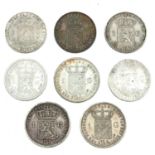 A Collection of Dutch Silver Guilders