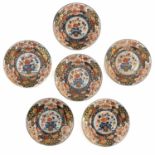 A Series of 6 Imari Plates