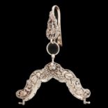 A 19th Century Dutch Silver Purse Frame with Hook
