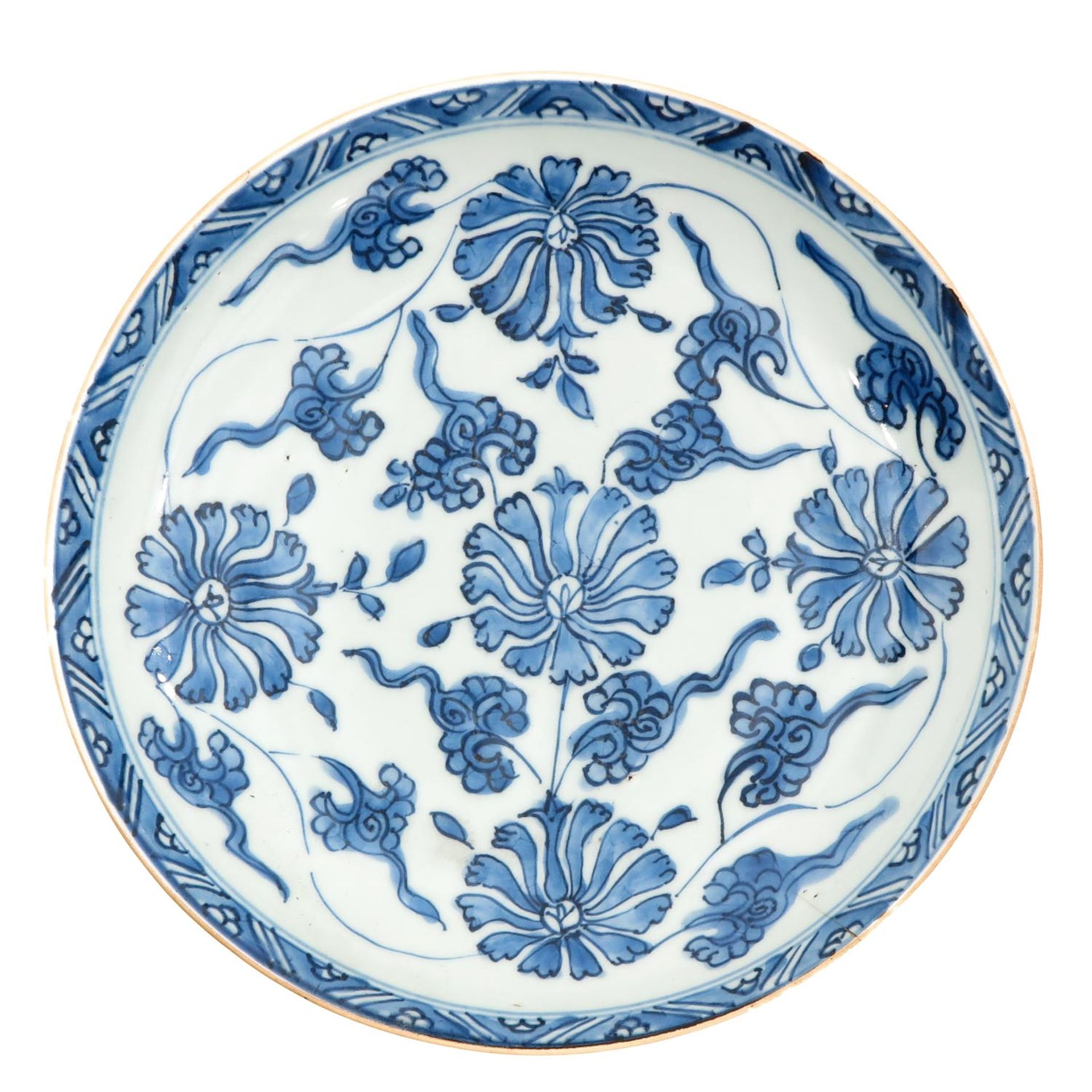 A Pair of Blue and White Plates - Image 3 of 9