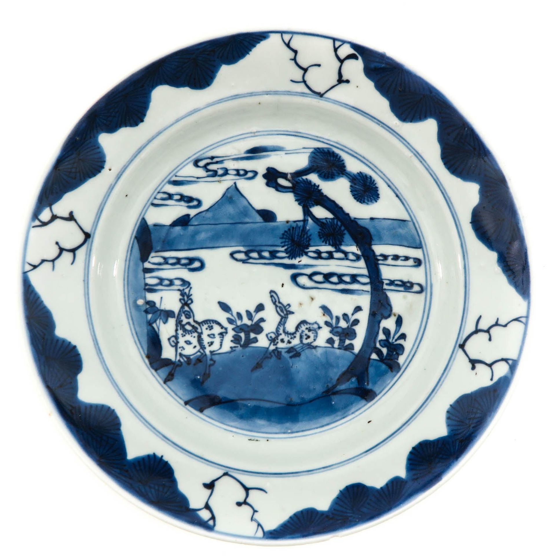 A Pair of Blue and White Plates - Image 3 of 10