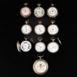 A Collection of 10 Pocket Watches