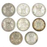 A Collection of Dutch Silver Guilders