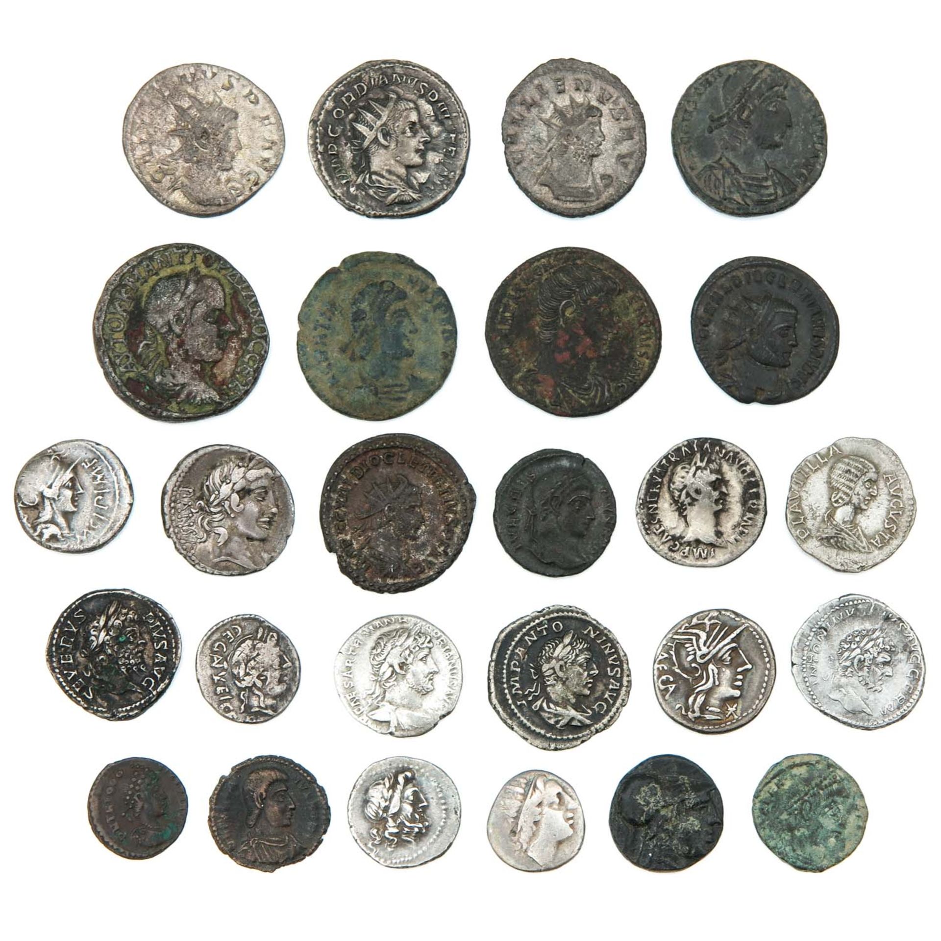 A Collection of 25 Coins