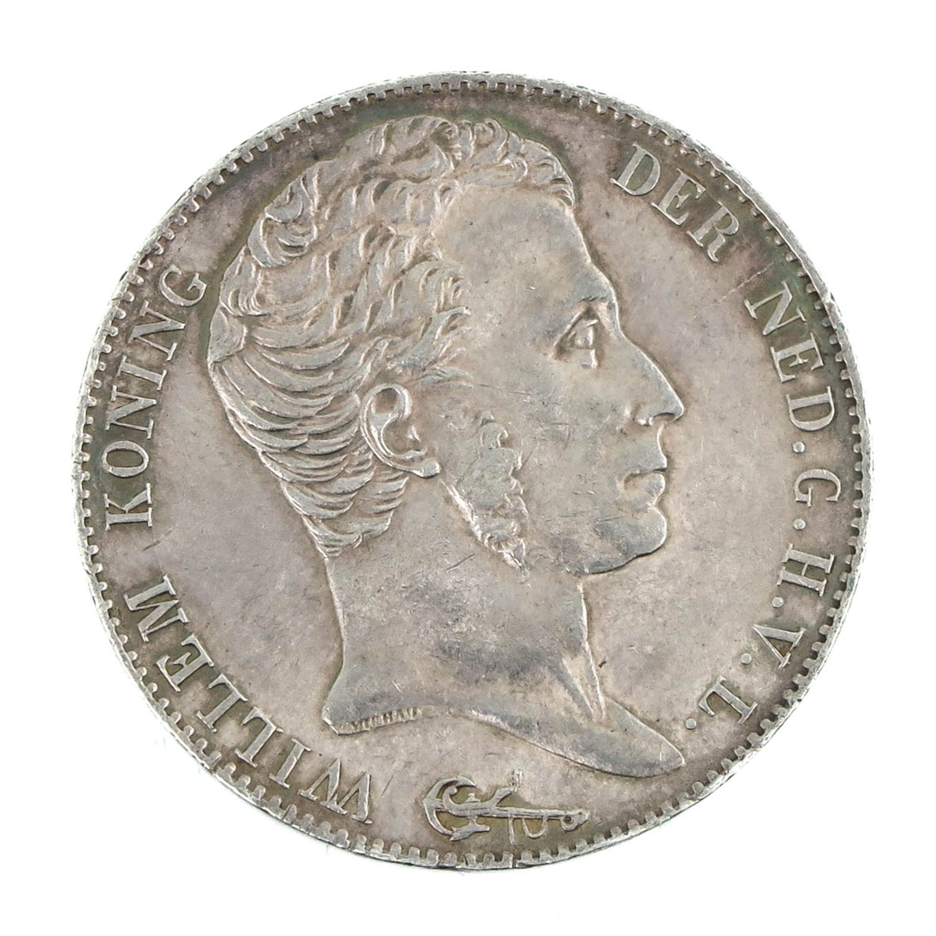 A Lot of 2 Silver 3 Guilder Coins - Bild 4 aus 6