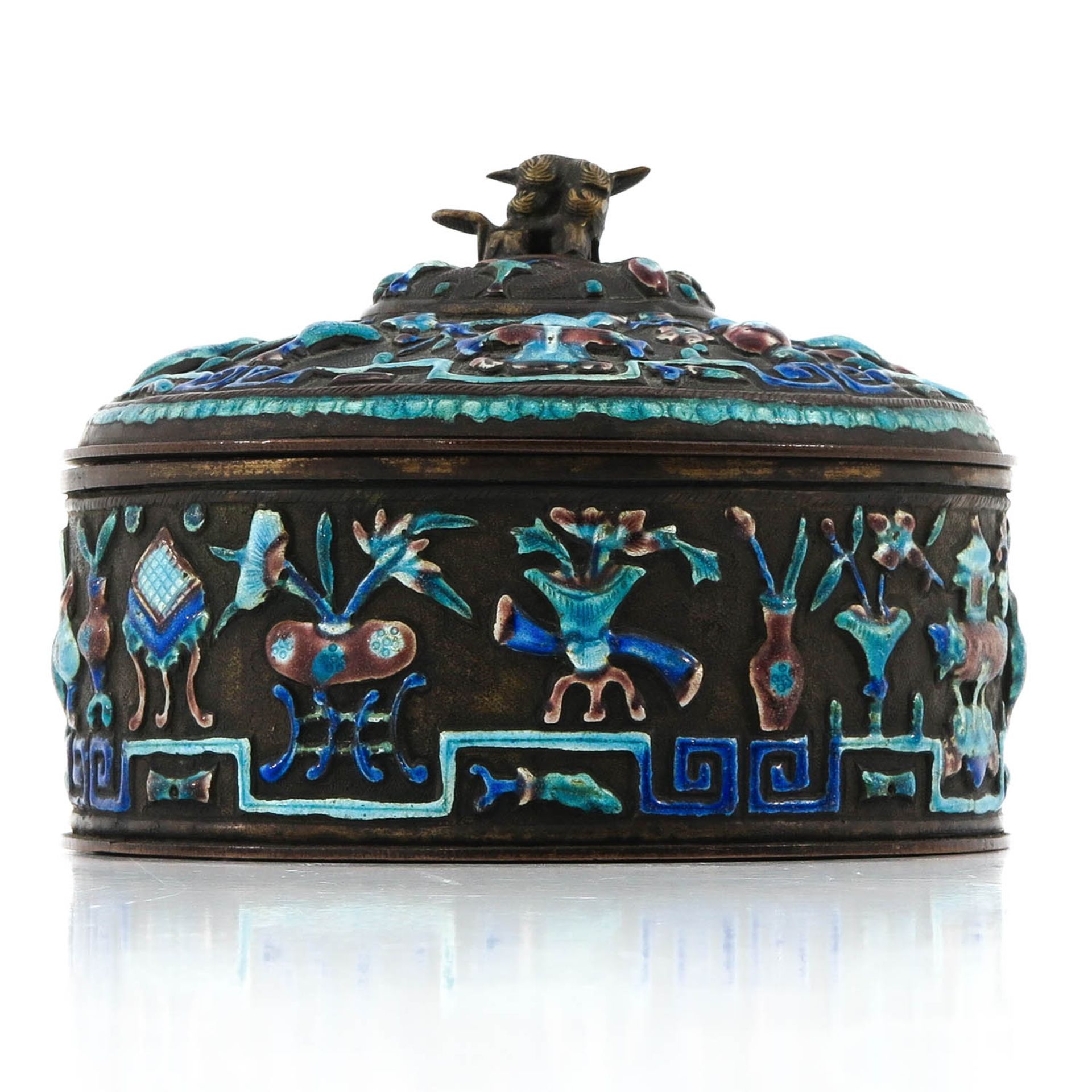 An Enamel Box - Image 3 of 9