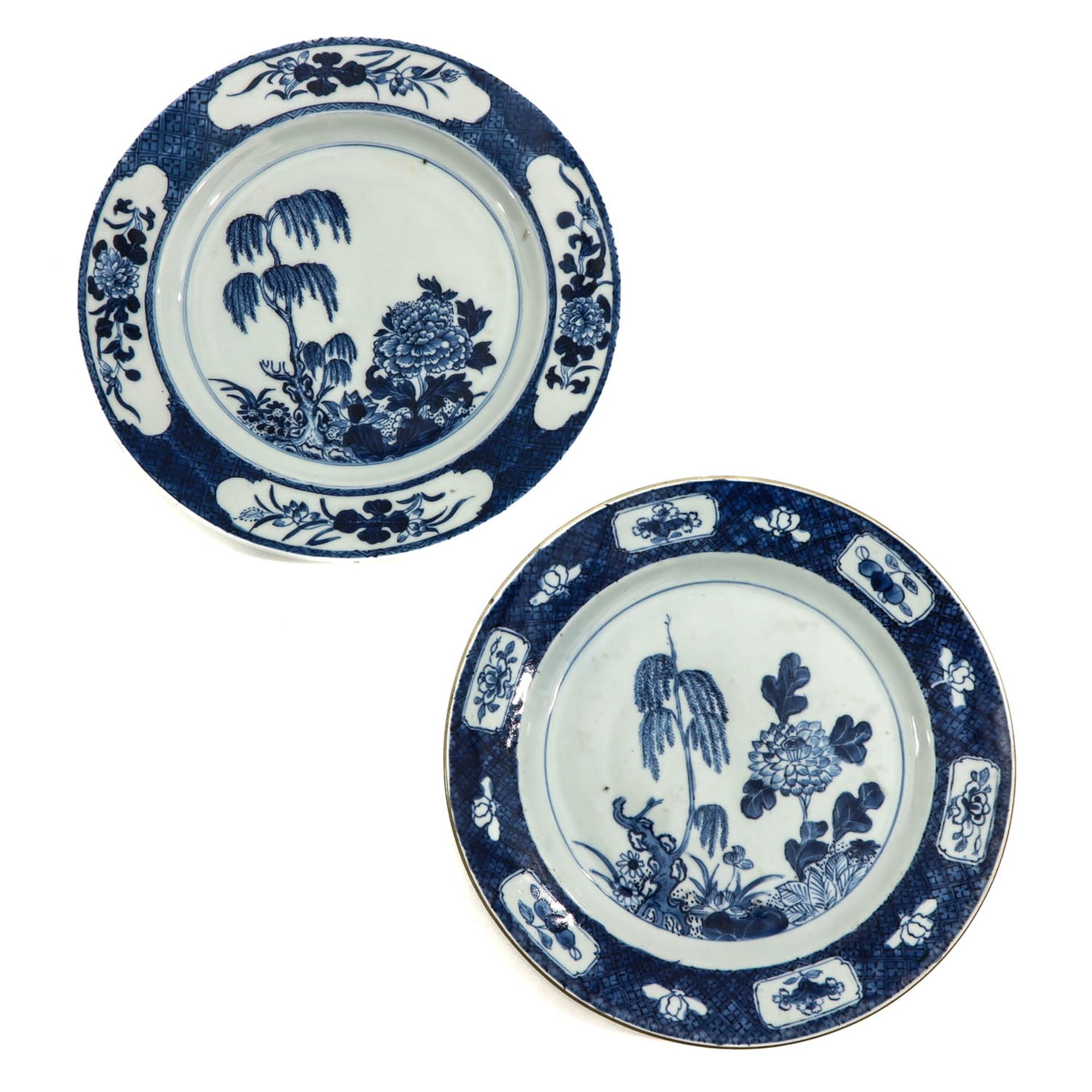 A Series of 4 Blue and White Plates - Bild 3 aus 9