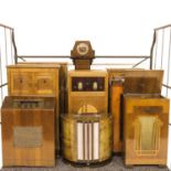 A Collection of 9 Vintage Radios