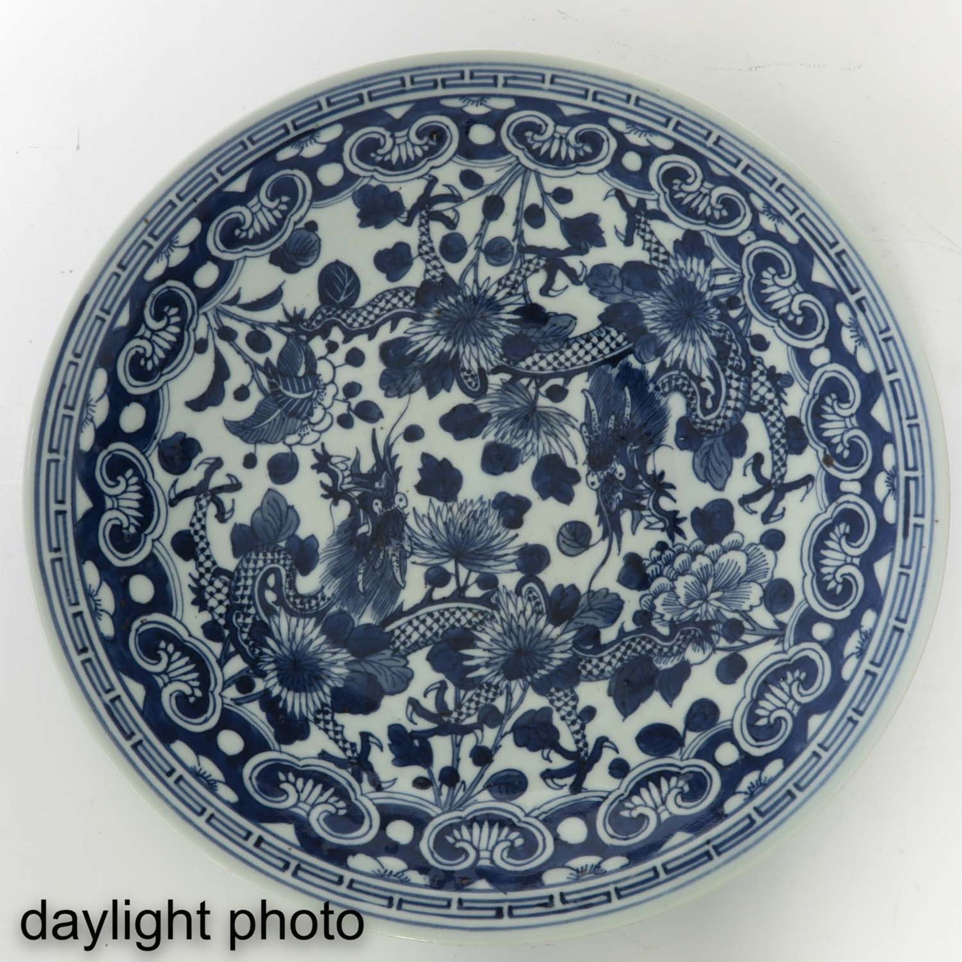 A Blue and White Plate - Image 3 of 5