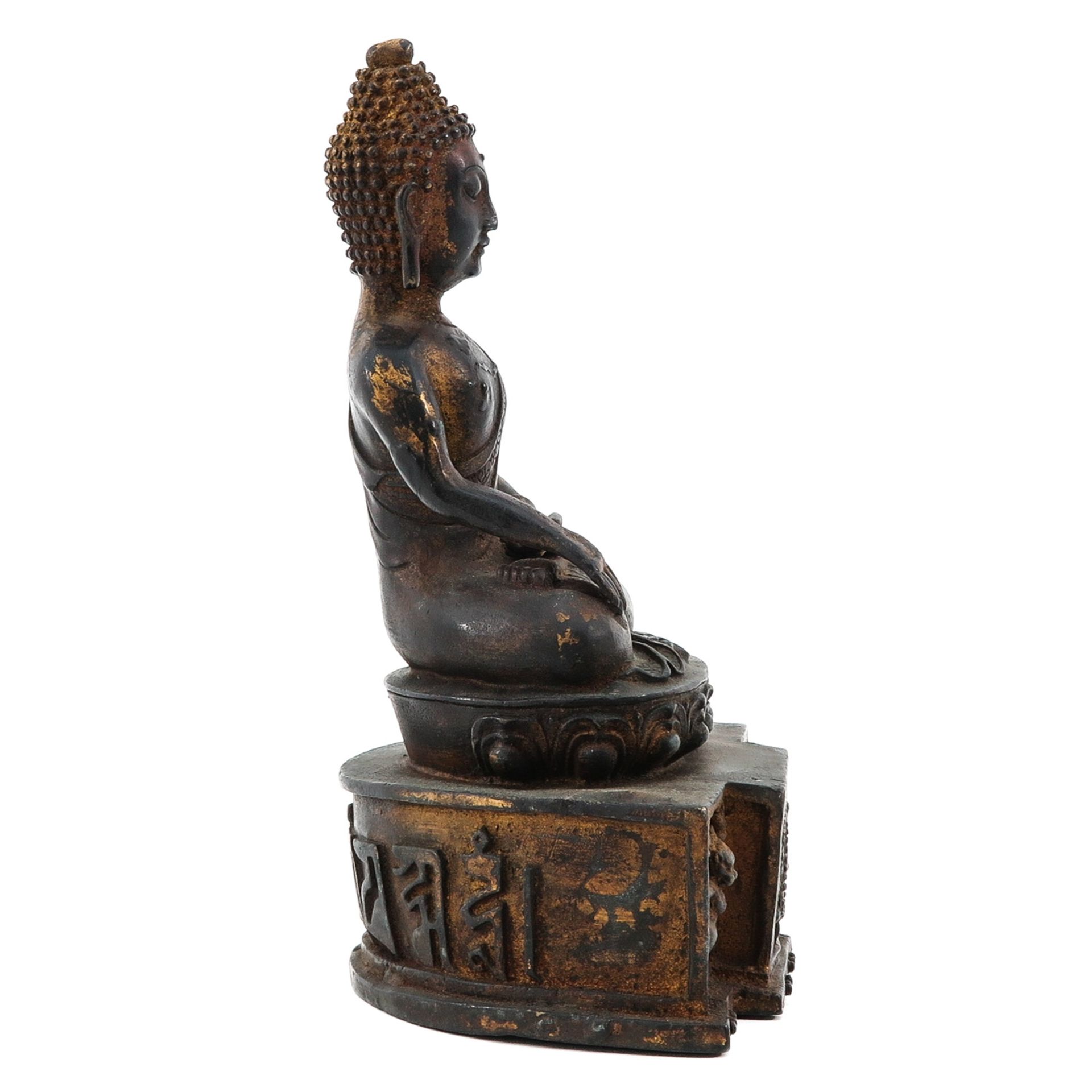 A Bronze Buddha Sculpture - Bild 4 aus 9