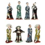 A Collection of 8 Chinese Sculptures