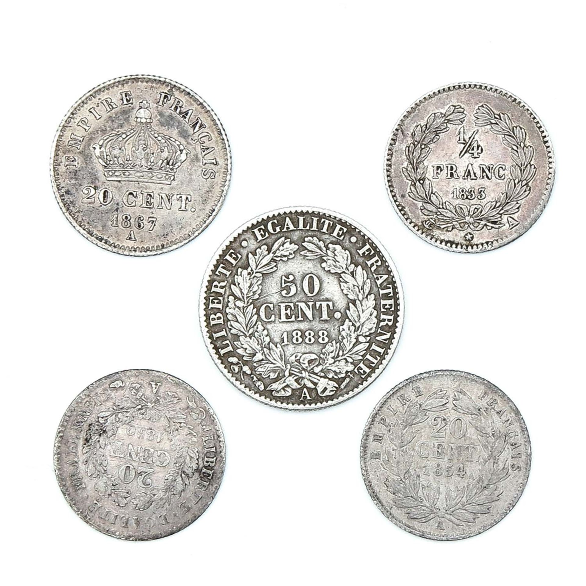 A Collection of French Silver Coins - Bild 9 aus 9
