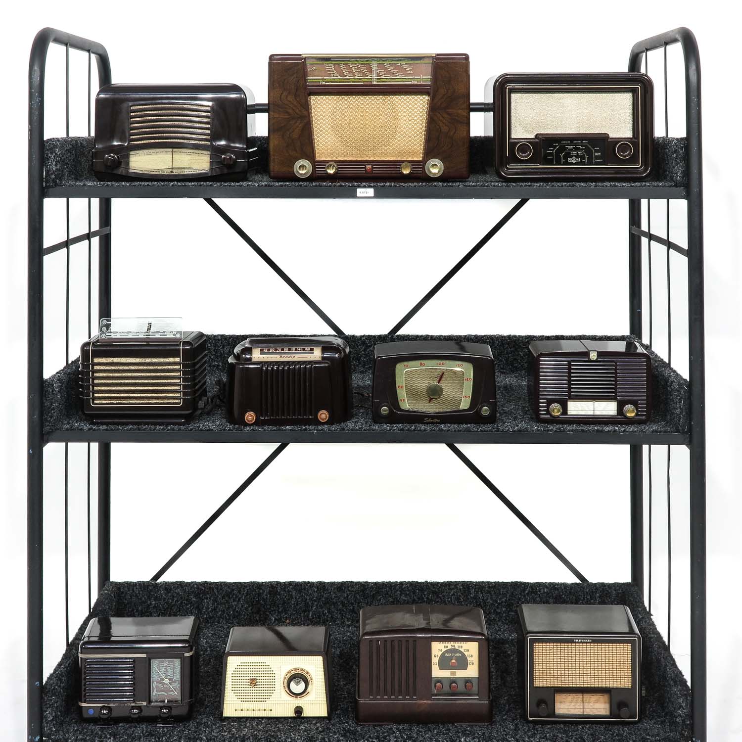 A Collection of 11 Vintage Radios