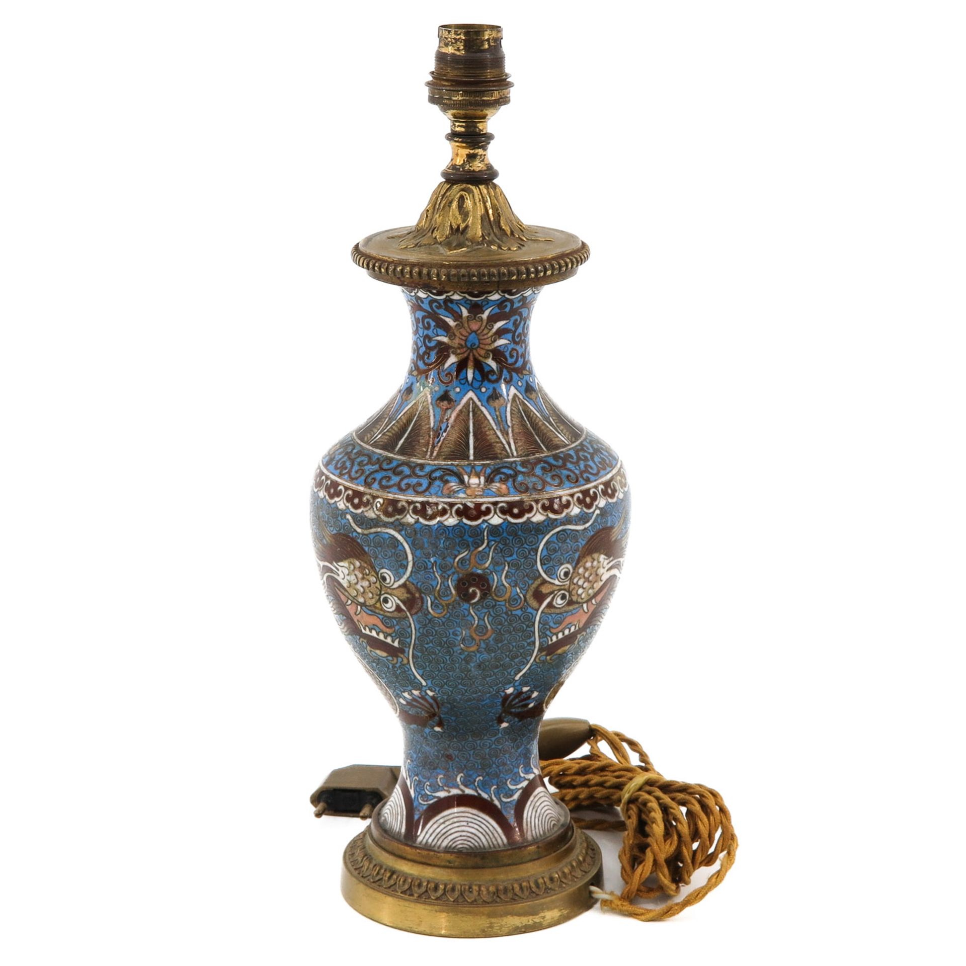 A Cloisonne Lamp