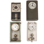 A Collection of 4 Electric Clocks