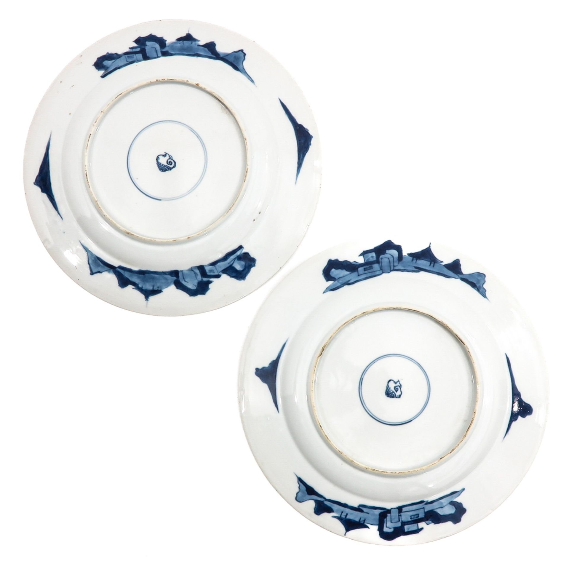 A Pair of Blue and White Plates - Bild 2 aus 10