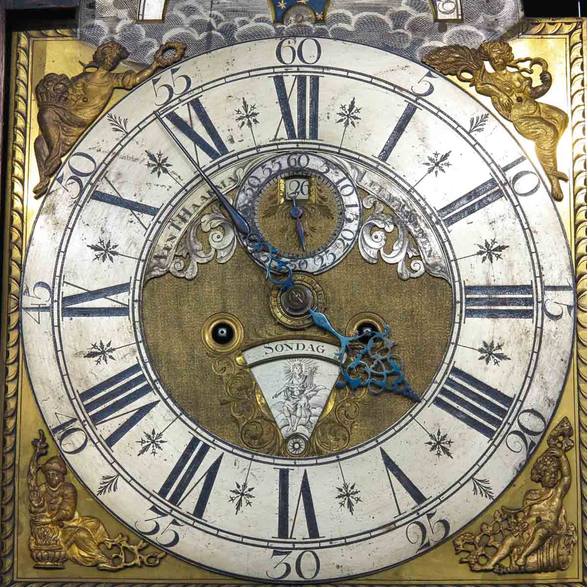 A Standing Clock Signed A en T Haakma Leeuwarden Circa 1750 - Bild 6 aus 10