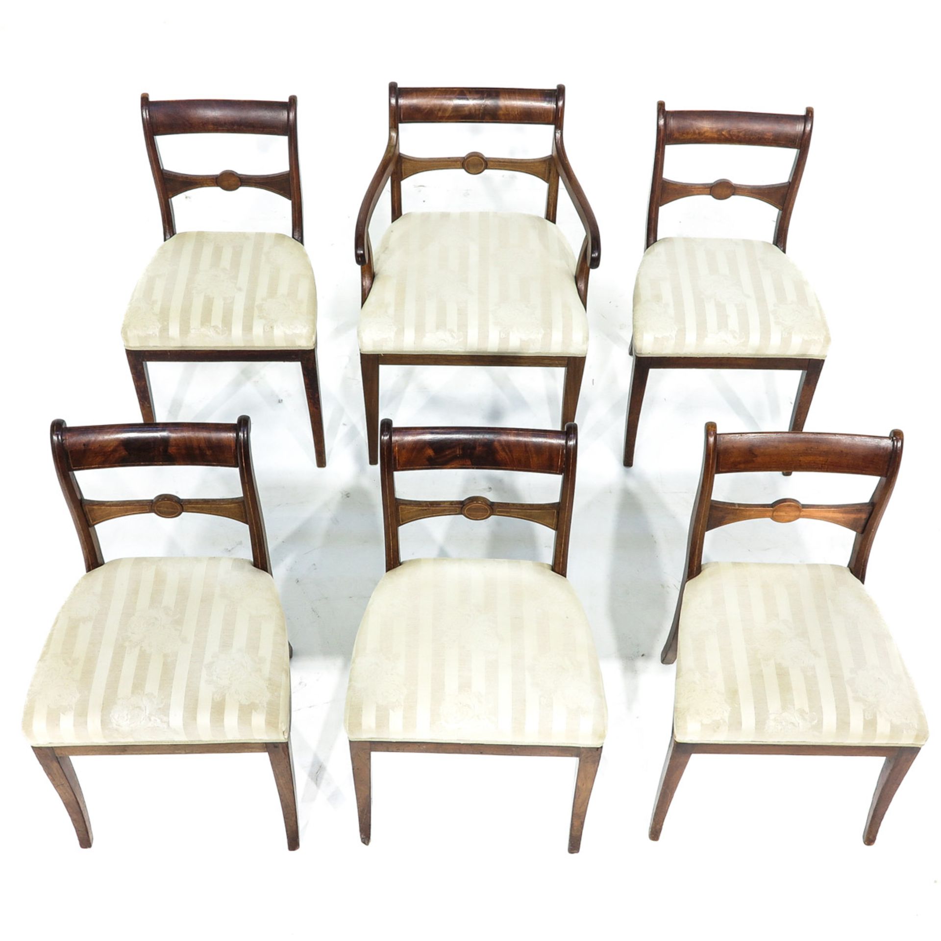 A Set of 6 19th Century English Mahogany Chairs - Image 5 of 9