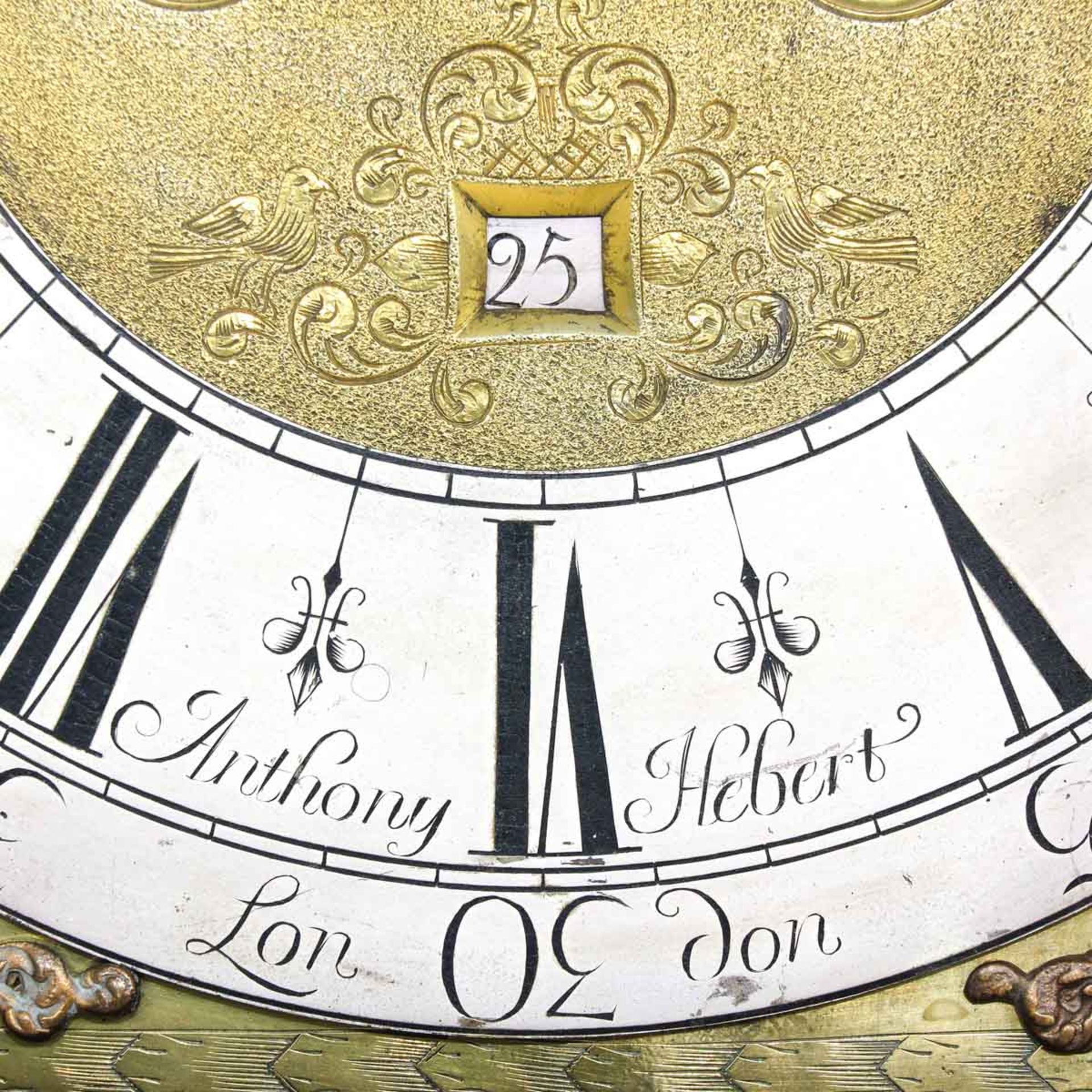 A Standing Clock Signed Anthony Herbert London Circa 1710 - Image 6 of 10