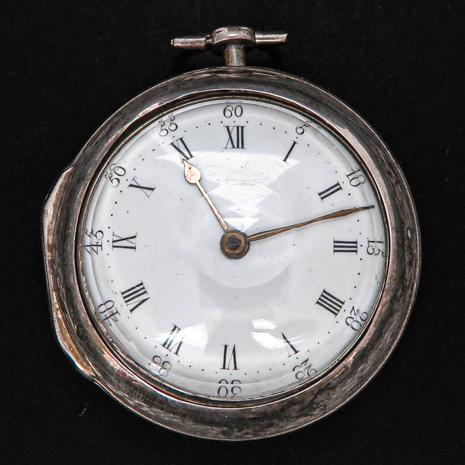 A Silver Pocket Watch Signed J. Richards London