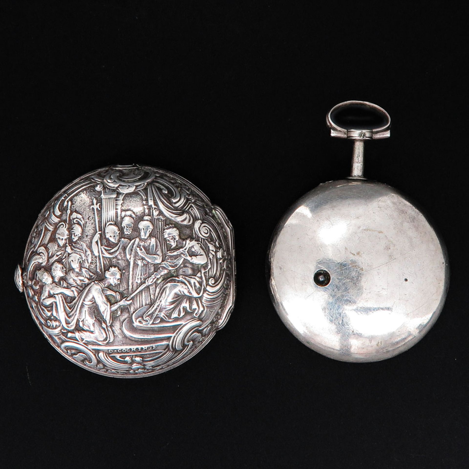 A Silver Pocket Watch Signed Witter London Circa 1760 - Bild 3 aus 9