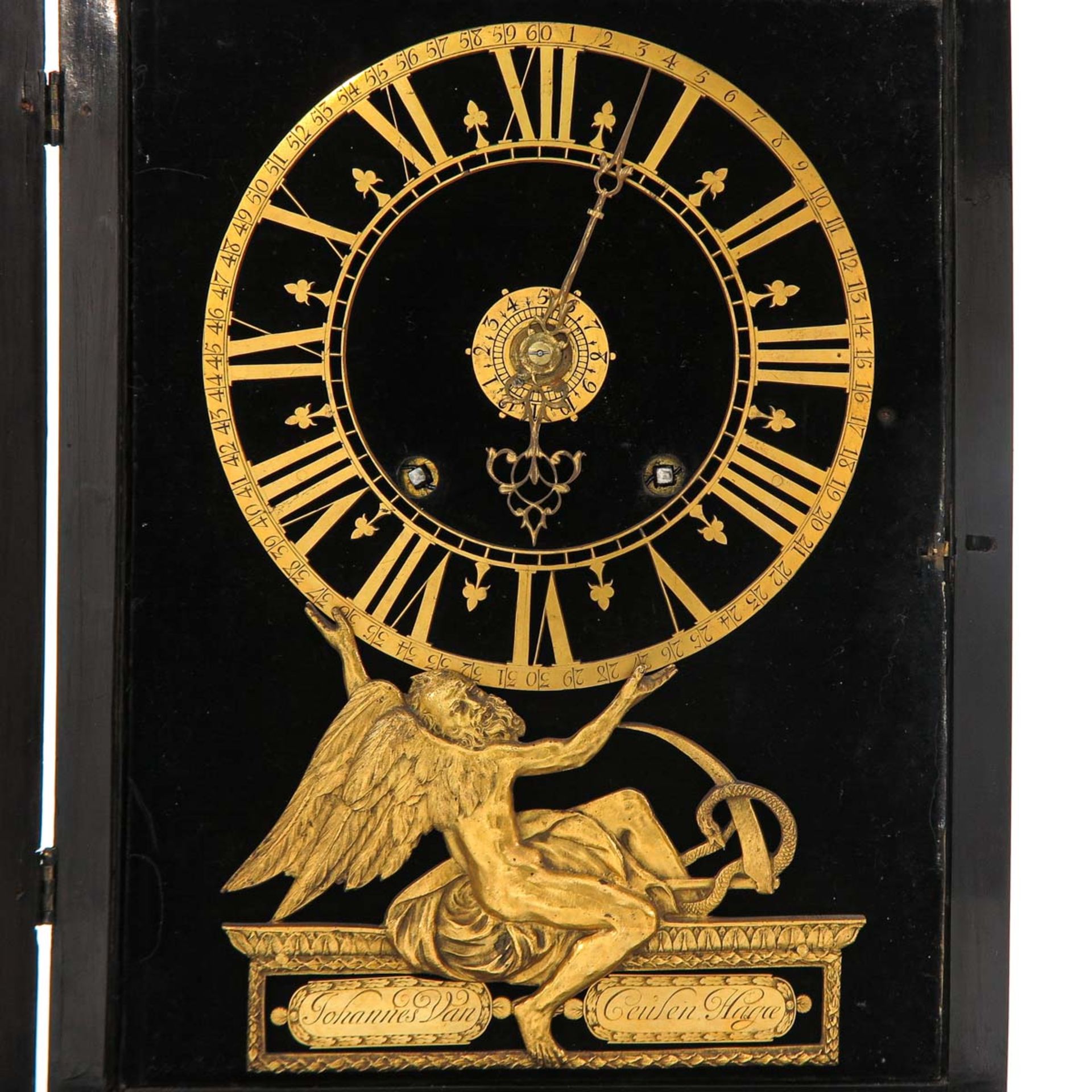 A Very Rare Hague Clock Signed Johannes van Ceulen Circa 1690 - Bild 6 aus 10