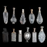 A Collection of 10 Perfume Bottles