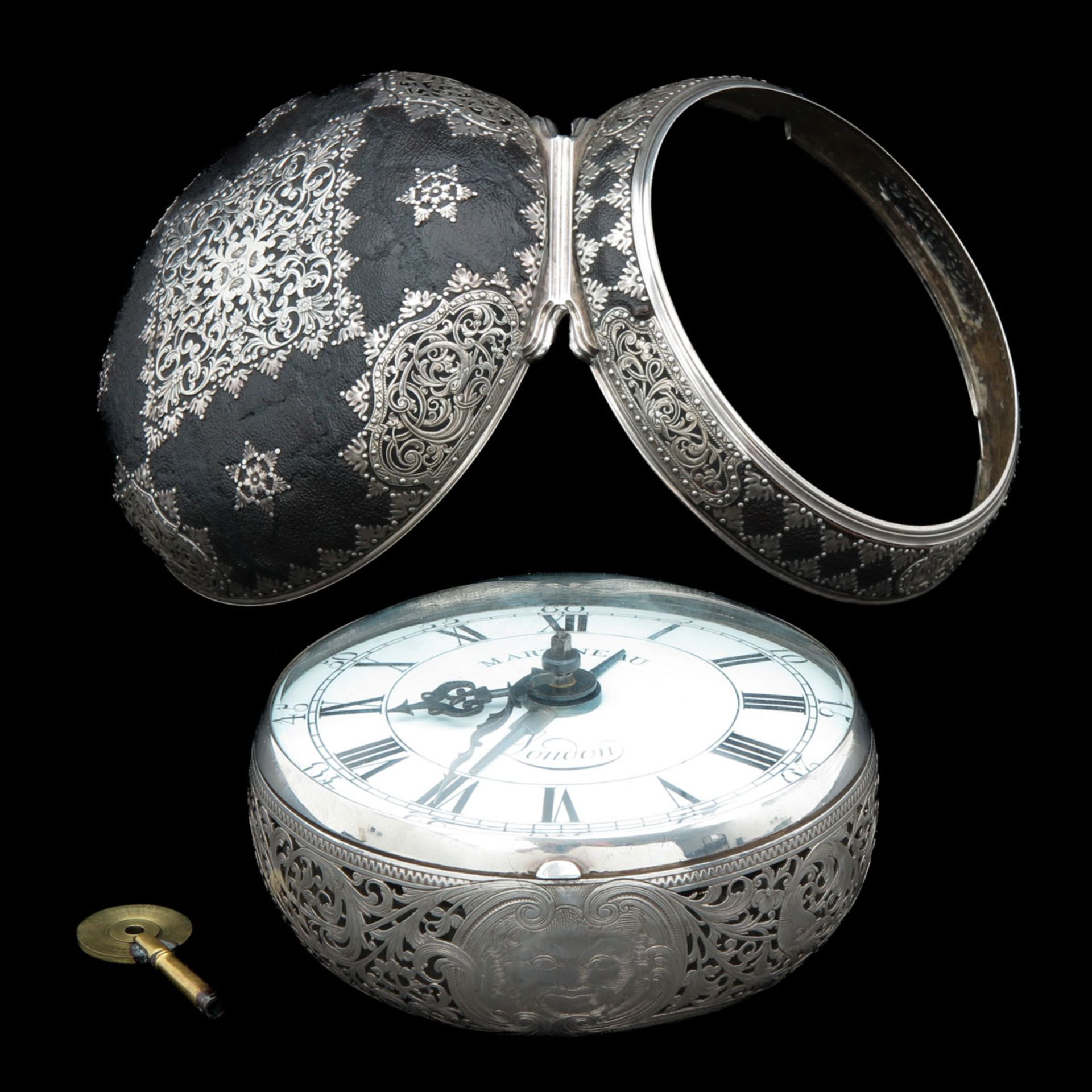 A Very Rare Carriage Watch Signed Joseph Martineau Senior London