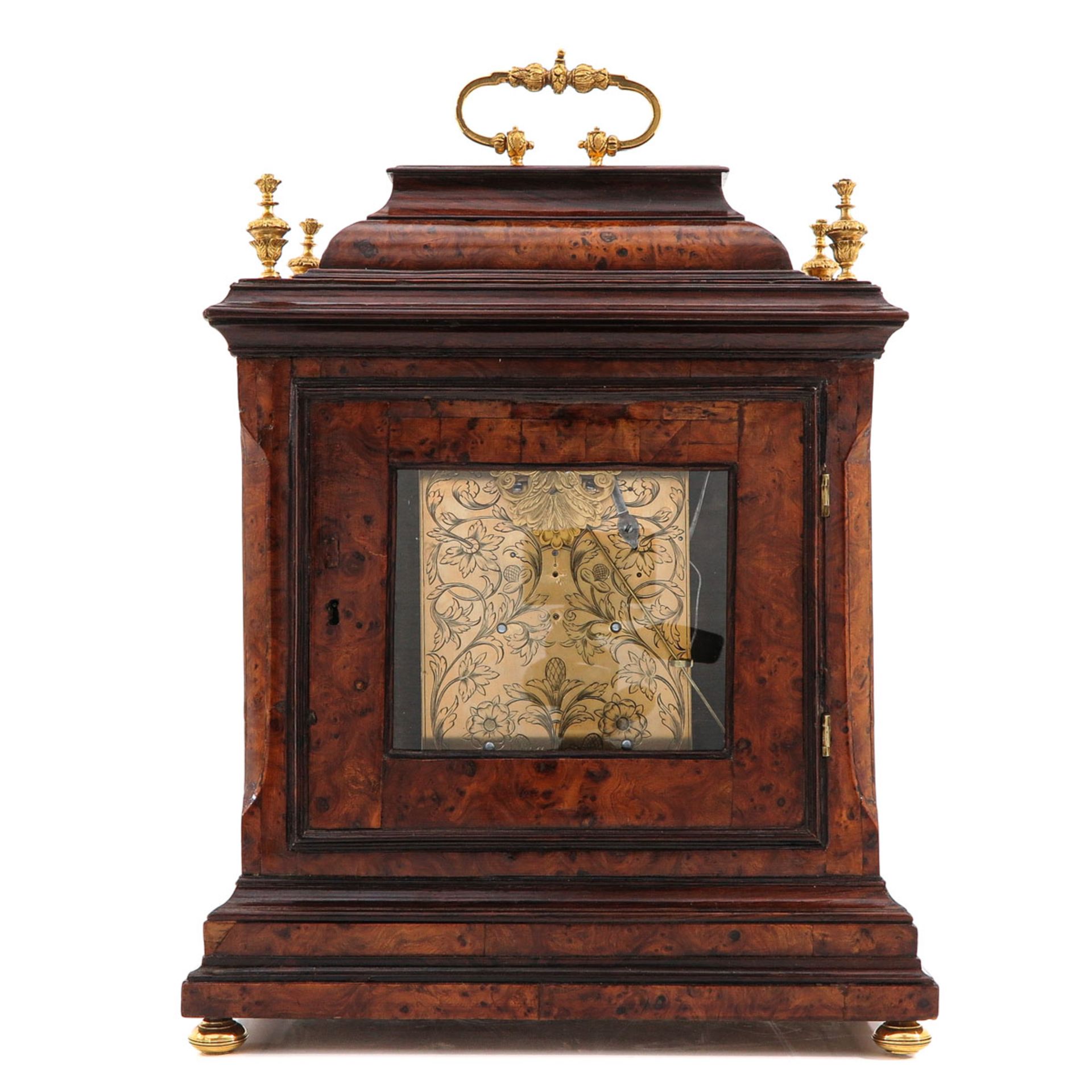 A Dutch Table Clock Signed Frans de Mey Circa 1720 - Image 3 of 9
