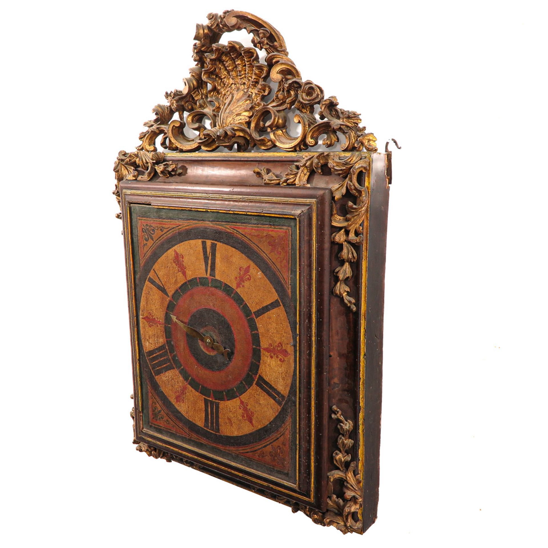 A 17th Century Tuscany Wall Clock - Image 3 of 8