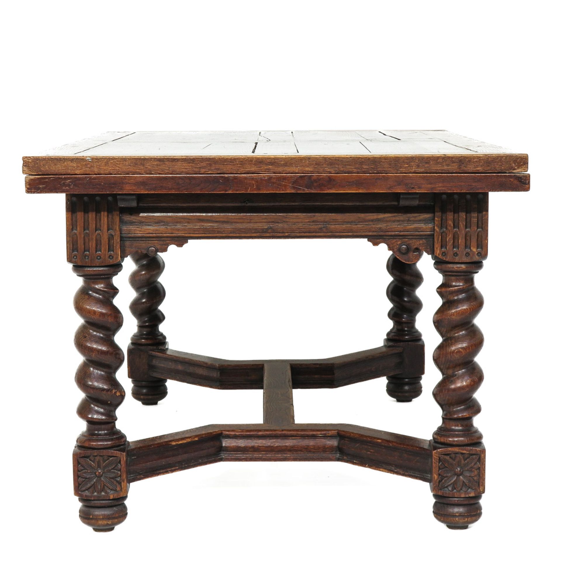 A 19th Century Oak Extension Table - Image 5 of 9