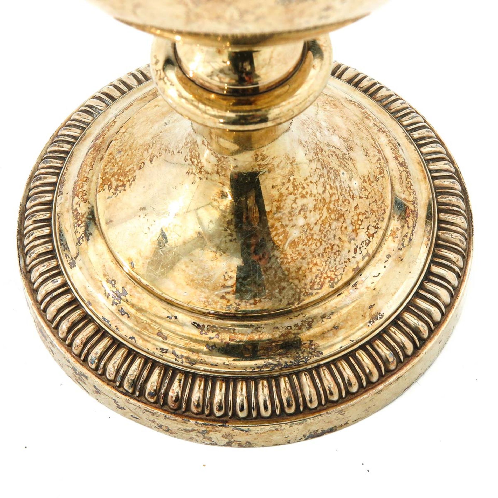 A Gold Plated Silver Chalice - Bild 9 aus 9