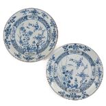 A Lot of 2 Blue and White Plates