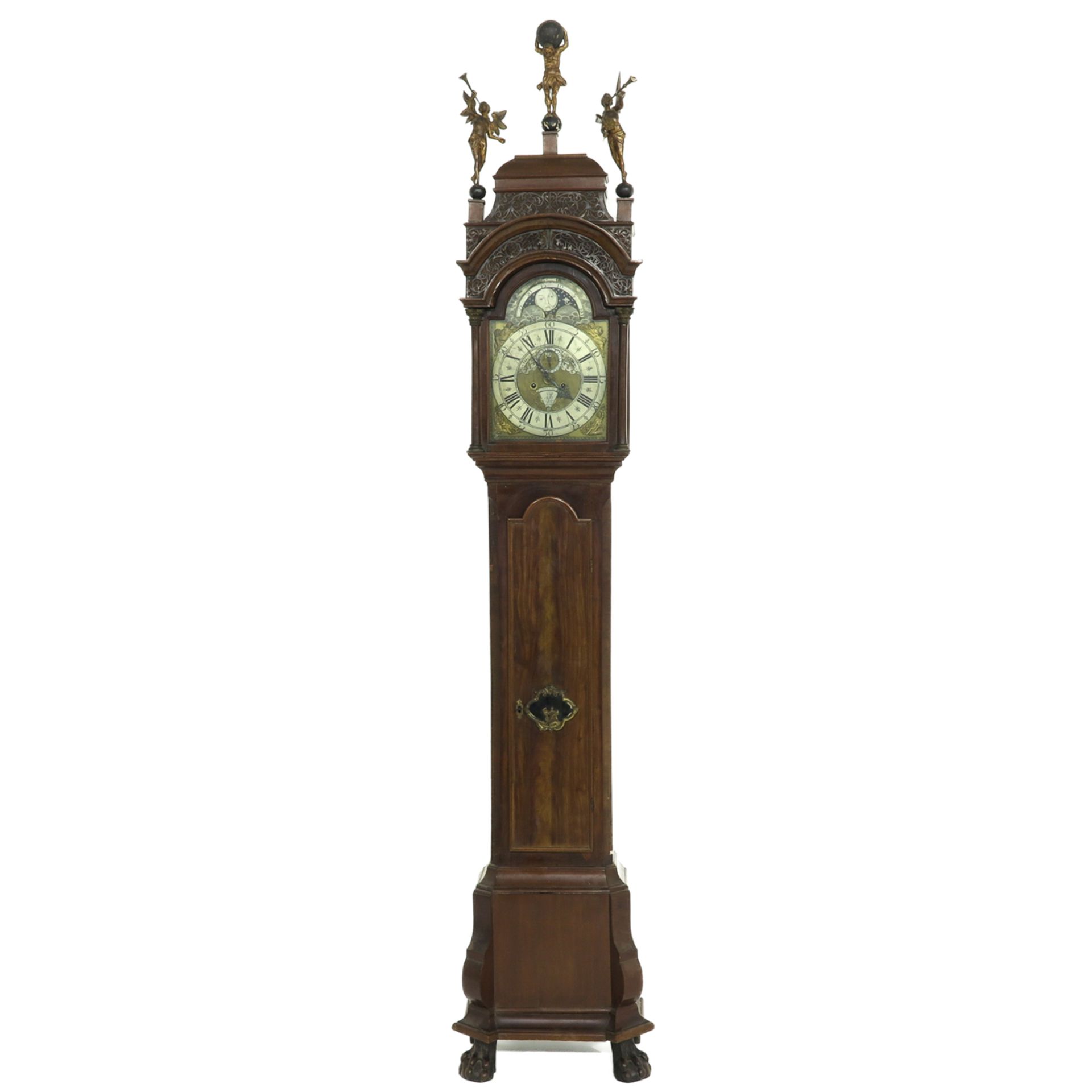 A Standing Clock Signed A en T Haakma Leeuwarden Circa 1750