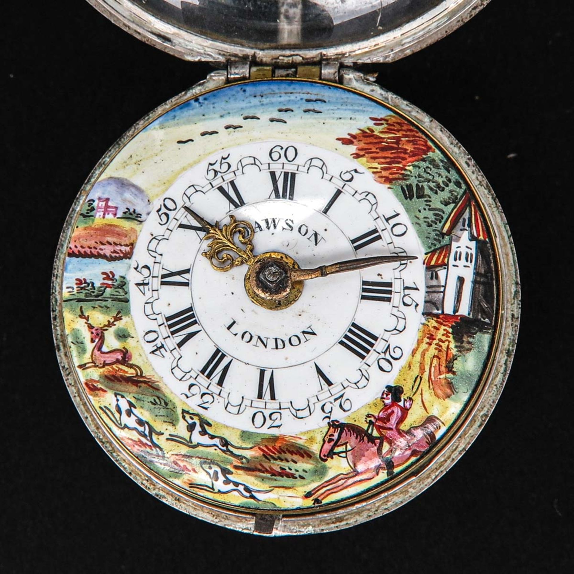 A Pocket Watch Signed Dawson London - Bild 9 aus 9