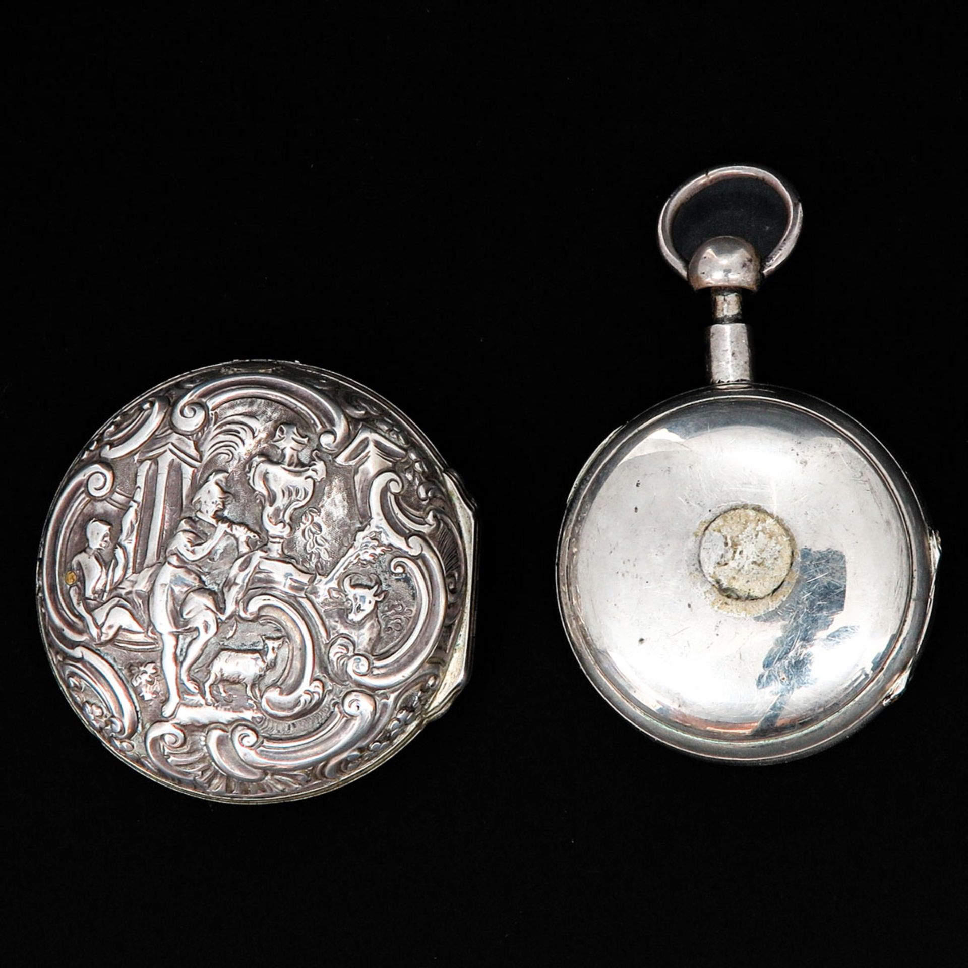 A Silver Pocket Watch Signed W. Allam London Circa 1770 - Bild 3 aus 9
