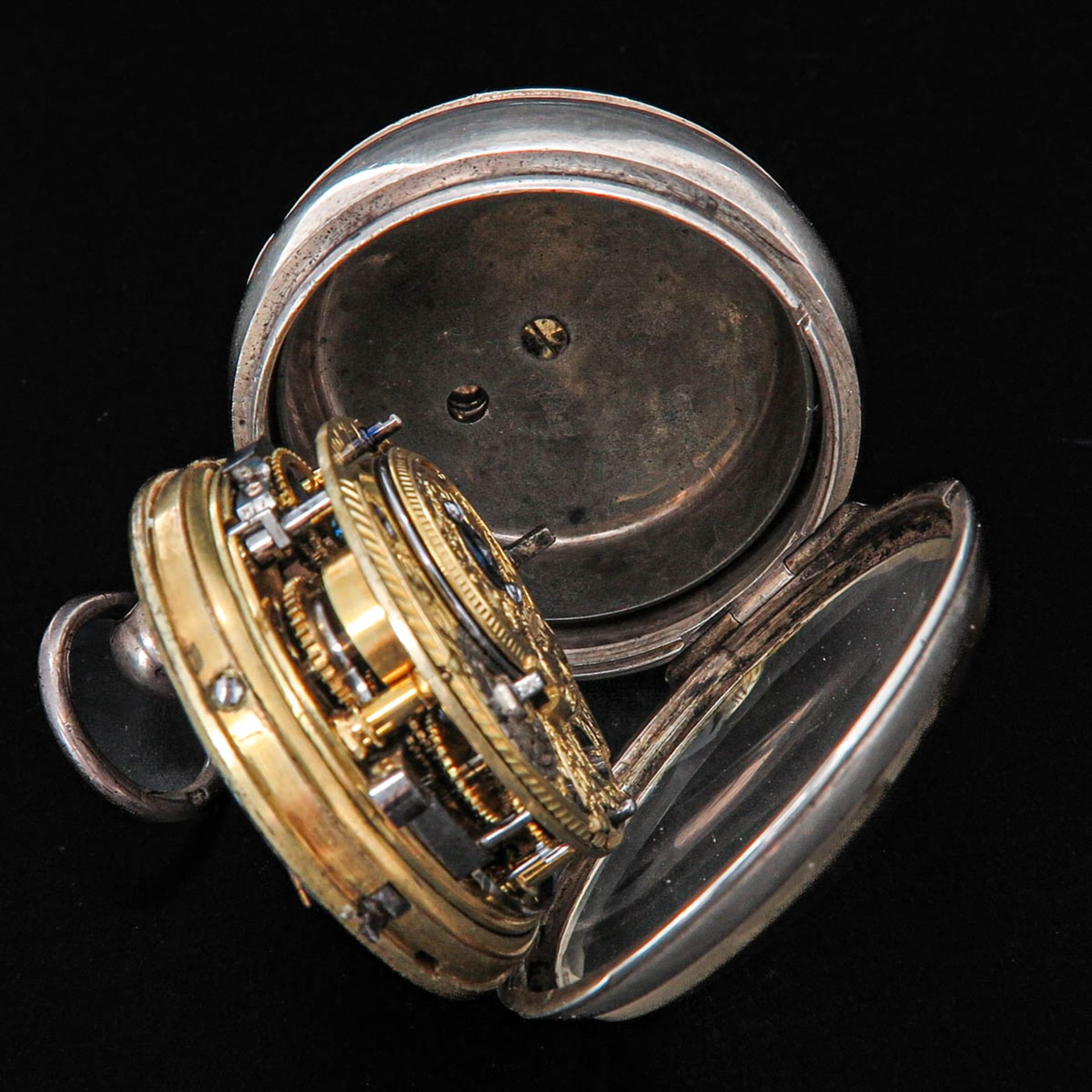 A Silver Pocket Watch Signed W. Allam London Circa 1770 - Bild 6 aus 9